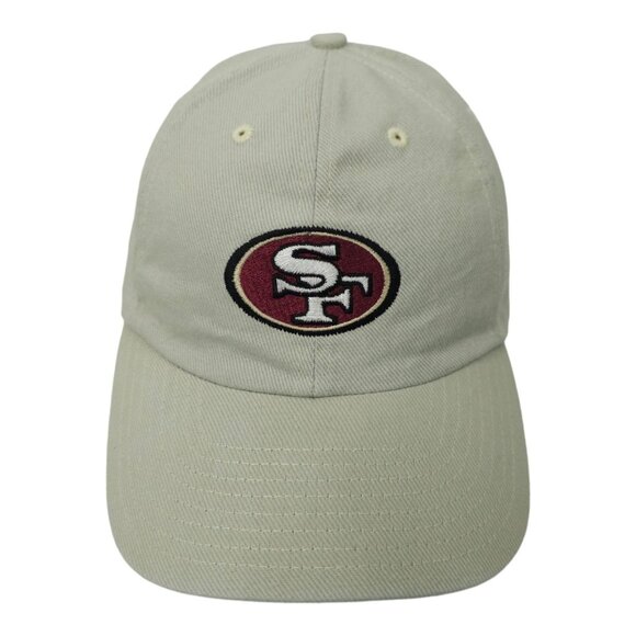 NFL San Francisco 49ers Adjustable Strapback Cap Football Baseball Hat Khaki - Picture 1 of 13
